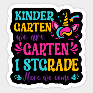 Kids Kindergarten Done 1st Grade Last Day Of School Graduation Sticker